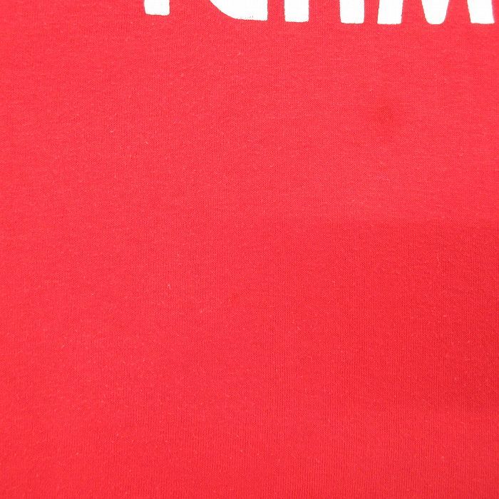 XL/古着 ラッセル 半袖 ビンテージ Tシャツ メンズ 80s THE E TEAM 大きいサイズ クルーネック 赤 レッド 23aug31 中古_画像5