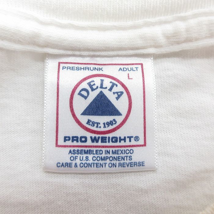 XL/古着 半袖 ビンテージ Tシャツ メンズ 00s ワシントンDC コットン クルーネック 白 ホワイト 23may11 中古_画像3