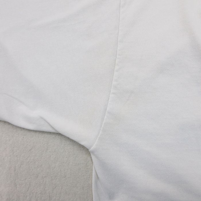 XL/古着 半袖 ビンテージ Tシャツ メンズ 00s リバティ ベネトン イーグルス バスケットボール 大きいサイズ クルーネック 白 ホワイト_画像6
