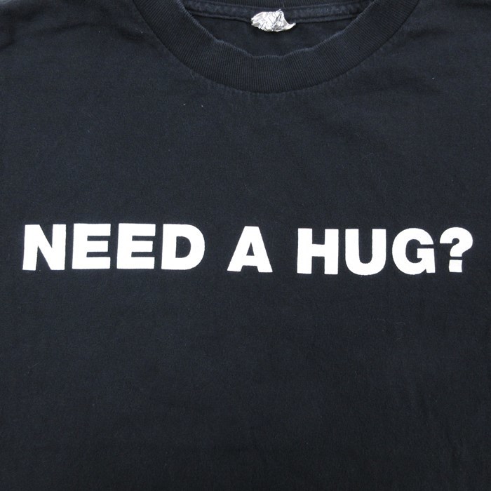 S/古着 半袖 Tシャツ キッズ ボーイズ 子供服 ALIEN NEED A HUG コットン クルーネック 黒 ブラック 23jun22 中古 メンズ_画像3