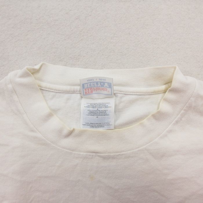 XL/古着 ヘインズ 半袖 ビンテージ Tシャツ メンズ 00s ラクダ KMLE COUNTRY コットン クルーネック 白 ホワイト 23apr19 中古_画像6