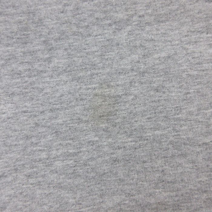 XL/古着 ラルフローレン ポロジーンズ ブランド ノースリーブ Tシャツ メンズ 00s ビッグロゴ 大きいサイズ クルーネック グレー 霜降_画像6