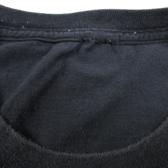 XL/古着 半袖 Tシャツ メンズ スカル クルーネック 黒 ブラック 23aug08 中古_画像5