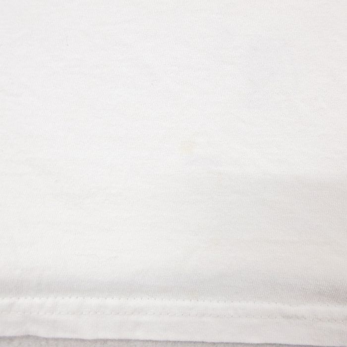M/古着 半袖 Tシャツ メンズ 男性 OSU クルーネック 白 ホワイト 23jul21 中古_画像6