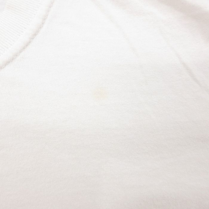 M/古着 半袖 Tシャツ メンズ 男性 OSU クルーネック 白 ホワイト 23jul21 中古_画像4