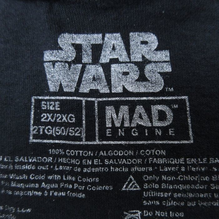 XL/古着 半袖 Tシャツ メンズ ドラマ スターウォーズ STAR WARS マンダロリアン ザチャイルド グローグー 大きいサイズ コットン クル_画像3