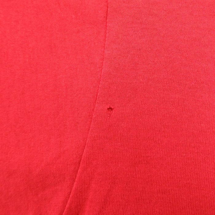 L/古着 半袖 ビンテージ Tシャツ メンズ 90s STROLLING フェス ニューヨーク クルーネック 赤 レッド 23jun14 中古_画像9