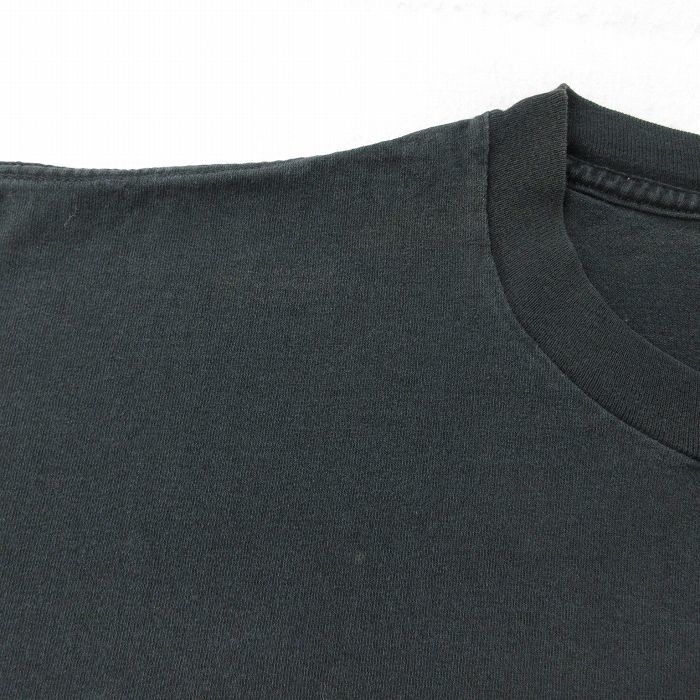 XL/古着 半袖 ビンテージ Tシャツ メンズ 90s 王様 馬 魔法使い 大きいサイズ コットン クルーネック 黒 ブラック 23jul07 中古_画像6