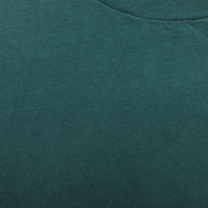 XL/古着 半袖 ビンテージ Tシャツ メンズ 90s ゴルフ コットン クルーネック 濃緑 グリーン spe 23jul17 中古_画像7