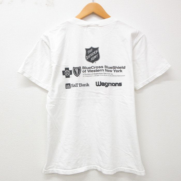 L/古着 半袖 ビンテージ Tシャツ メンズ 00s シニアオリンピック 企業広告 コットン クルーネック 白 ホワイト 23jul27 中古_画像2