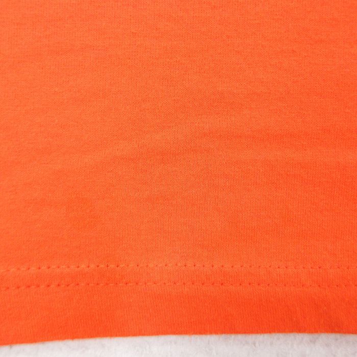 L/古着 半袖 ビンテージ Tシャツ メンズ 00s ニューヨーク STAFF クルーネック オレンジ 23jun29 中古_画像4