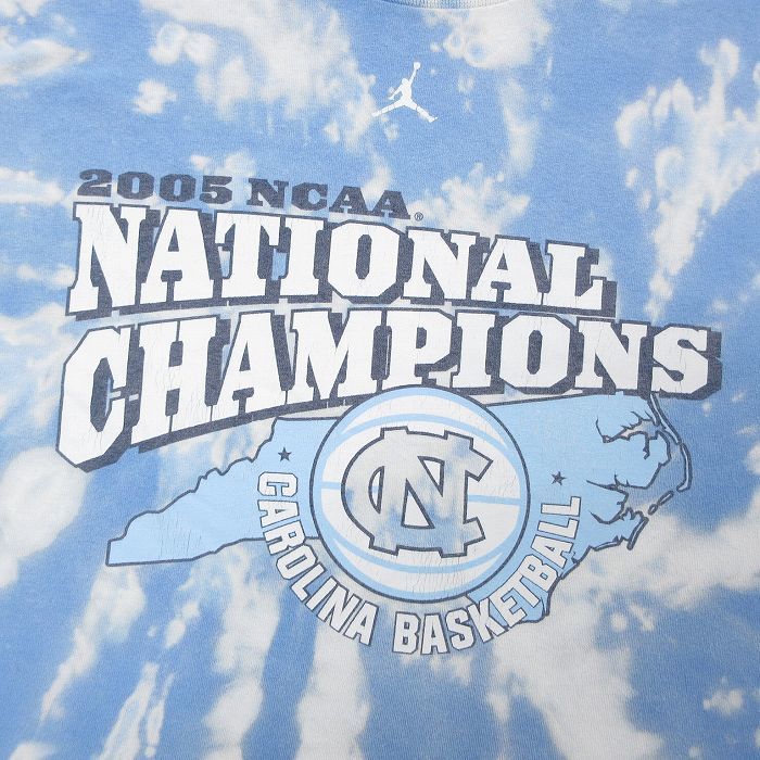 XL/古着 ナイキ NIKE 半袖 ビンテージ Tシャツ メンズ 00s NCAA ノースカロライナ バスケットボール 大きいサイズ ロング丈 コットン_画像3