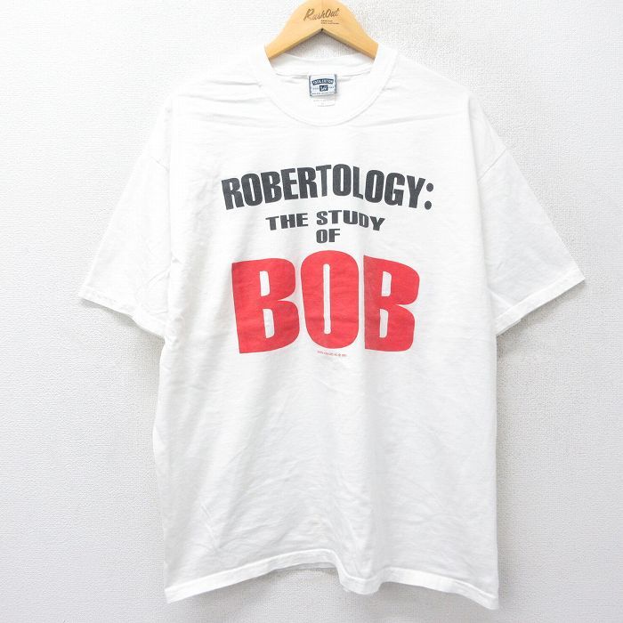 XL/古着 リー Lee 半袖 ビンテージ Tシャツ メンズ 00s ROBERTOLOGY BOB 大きいサイズ コットン クルーネック 白 ホワイト spe 23aug24_画像1