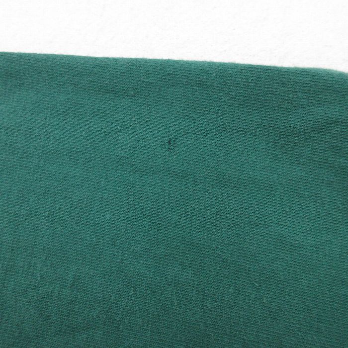 XL/古着 半袖 ビンテージ Tシャツ メンズ 00s MSU スパルタンズ 大きいサイズ クルーネック 緑 グリーン 23aug18 中古_画像9