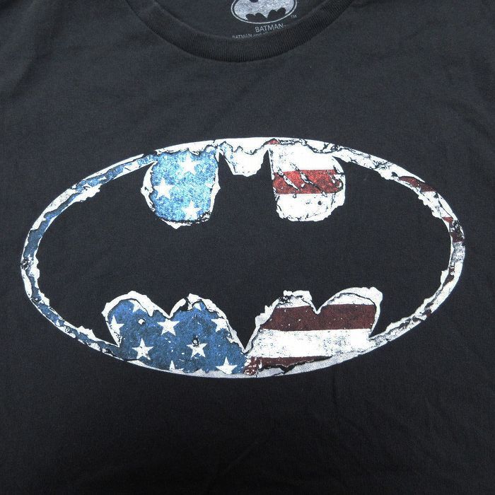 XL/古着 半袖 Tシャツ メンズ DCコミックス バットマン BATMAN 大きいサイズ コットン クルーネック 黒 ブラック 24mar15 中古_画像2