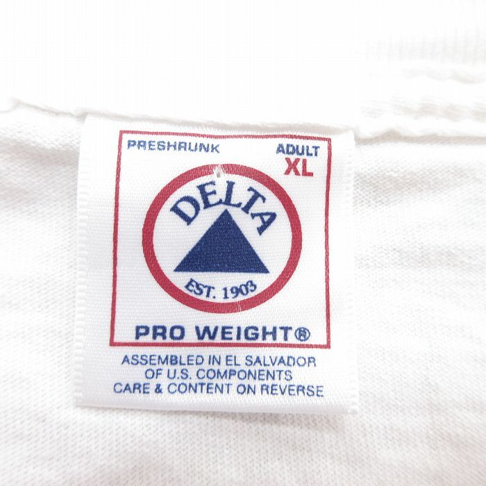XL/古着 半袖 ビンテージ Tシャツ メンズ 90s TORCH RUN 大きいサイズ コットン クルーネック 白 ホワイト 24mar18 中古_画像6