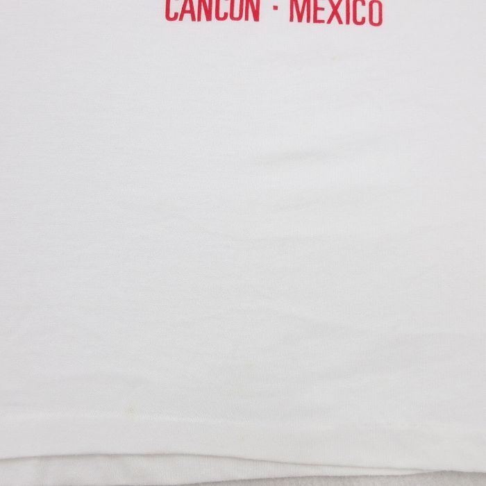 XL/古着 半袖 ビンテージ Tシャツ メンズ 90s セニョールフロッグス カエル メキシコ 大きいサイズ クルーネック 白 ホワイト 24mar19 中古_画像9