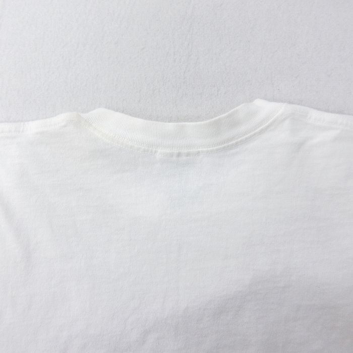 XL/古着 フルーツオブザルーム 半袖 ビンテージ Tシャツ メンズ 00s 自由の女神 MEMORY 大きいサイズ コットン クルーネック 白 ホワイト 2_画像9