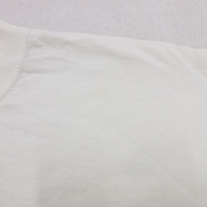 XL/古着 半袖 ビンテージ Tシャツ メンズ 00s クローバー アメリカ 大きいサイズ コットン クルーネック 白 ホワイト 24mar23 中古_画像4