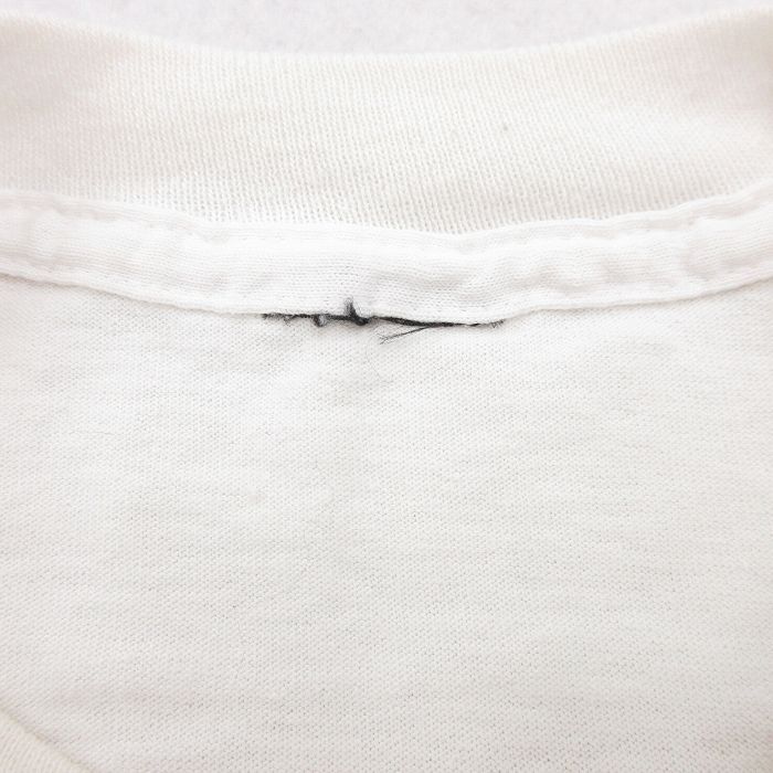 XL/古着 半袖 ビンテージ Tシャツ メンズ 90s ペンギン ベーグル クルーネック 白 ホワイト 24mar25 中古_画像3