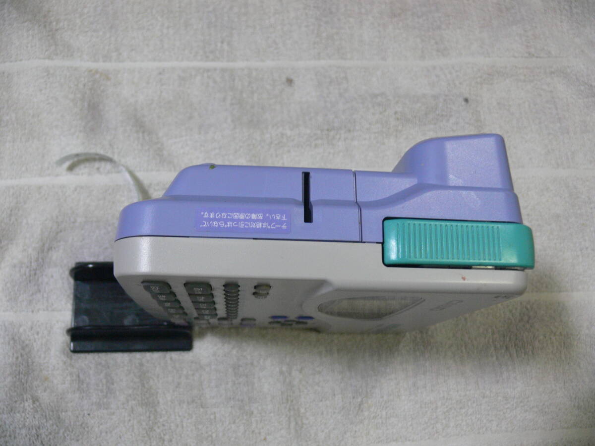 カシオラベルライターネームランドKL-510乾電池で起動確認印刷出来ましたの画像10