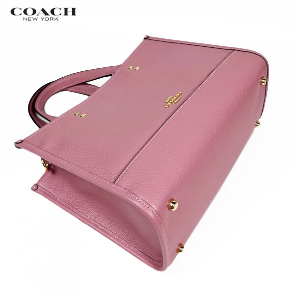 COACH コーチ レディース バッグ ショルダーバッグ トート バッグ デンプシー キャリオール レザー CO976 トゥルー ピンク 新品_画像6