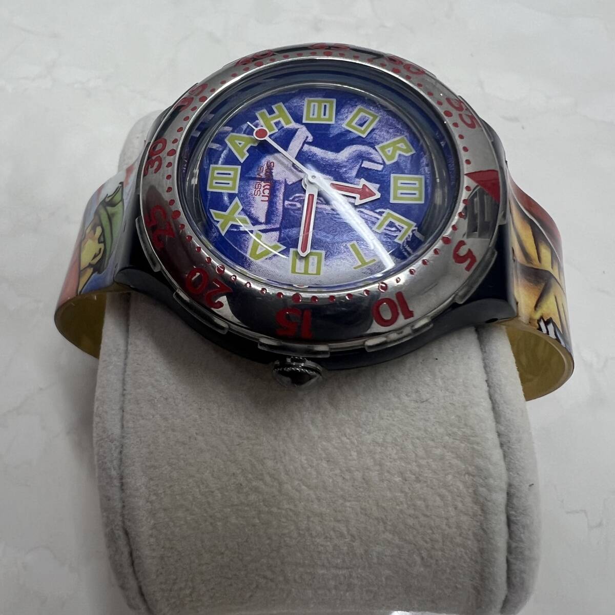 M：中古　スウォッチ　腕時計　SWATCH AG200m クオーツ　電池切れ　1944_画像3