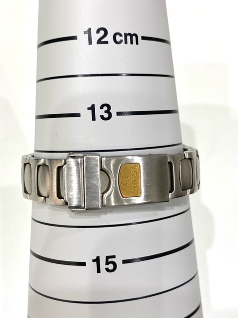 電池交換済 稼動品 OMEGA オメガ シーマスター プロフェッショナル 腕時計 レディース ヴィンテージ SS YG ブラック 796.1041 クォーツの画像8