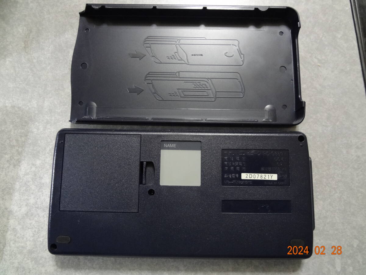 SHARP シャープ ポケットコンピューター ポケコン GRAPHIC C-LANGUAGE PC-G850V 難あり ジャンク品_画像2