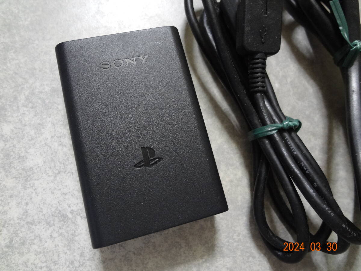 ソニー PS Vita 純正 充電器 PCH-ZAC1 ACアダプター USBケーブル 電源コード Vita2000用の画像2
