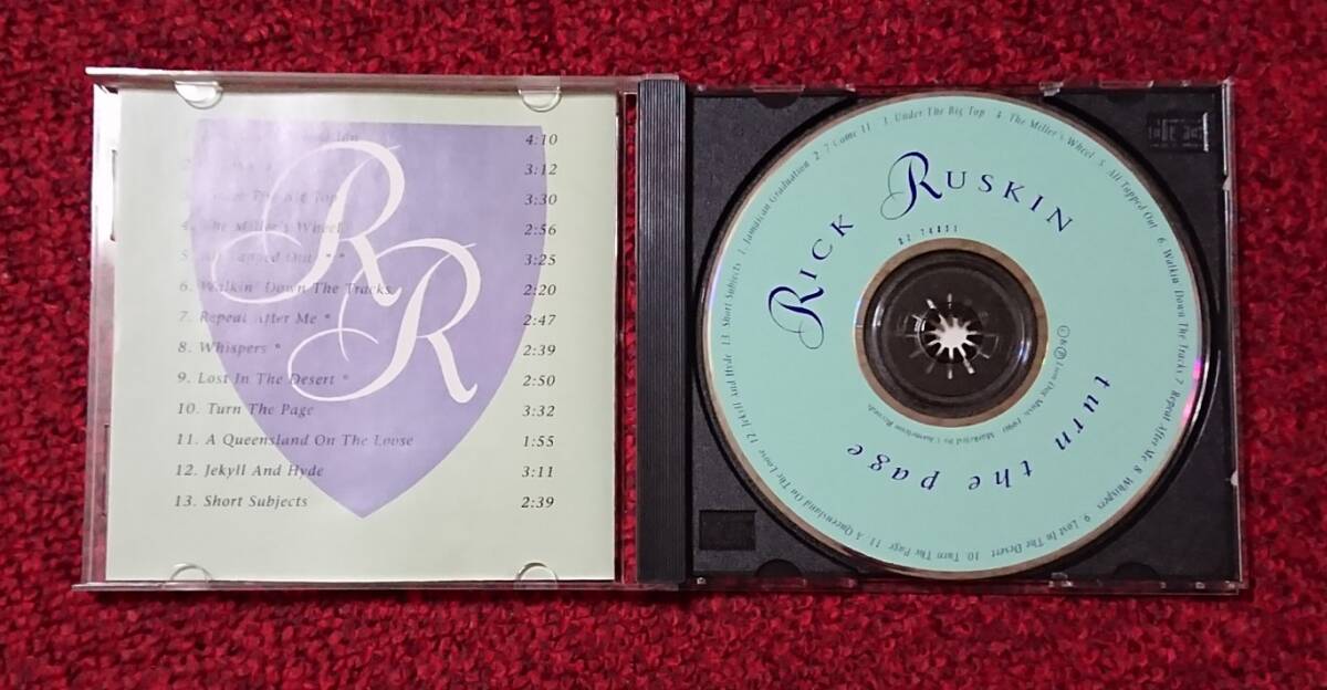 Rick Ruskin リック・ラスキン Turn The Page 輸入盤_画像2