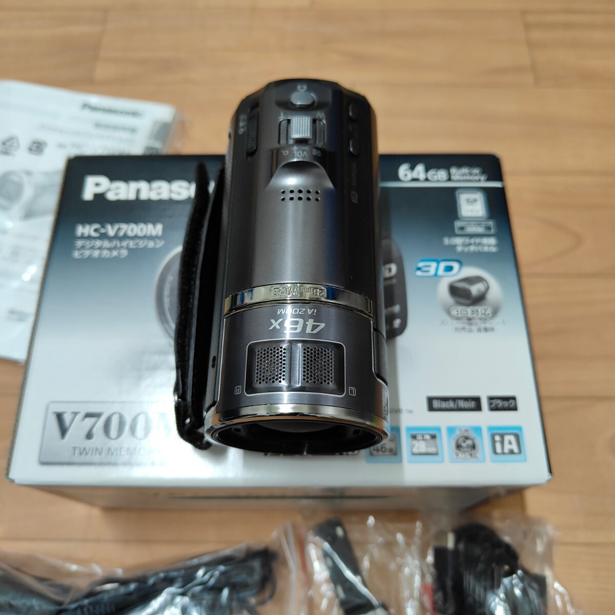 Panasonic HC-V700M ブラック パナソニック ビデオカメラ 美品の画像7