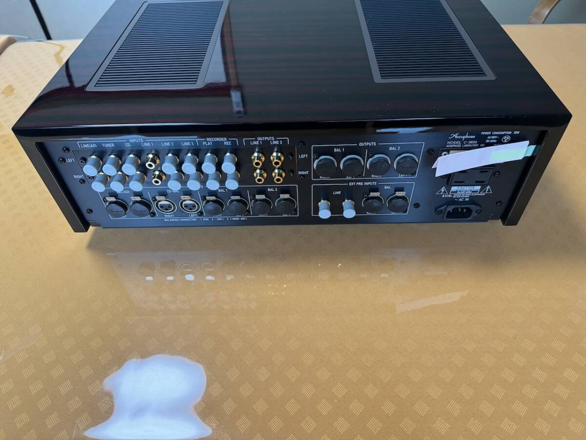 美品　Accuphase プリアンプ／コントロールアンプ C-3850 元箱付き アキュフェーズ_画像4