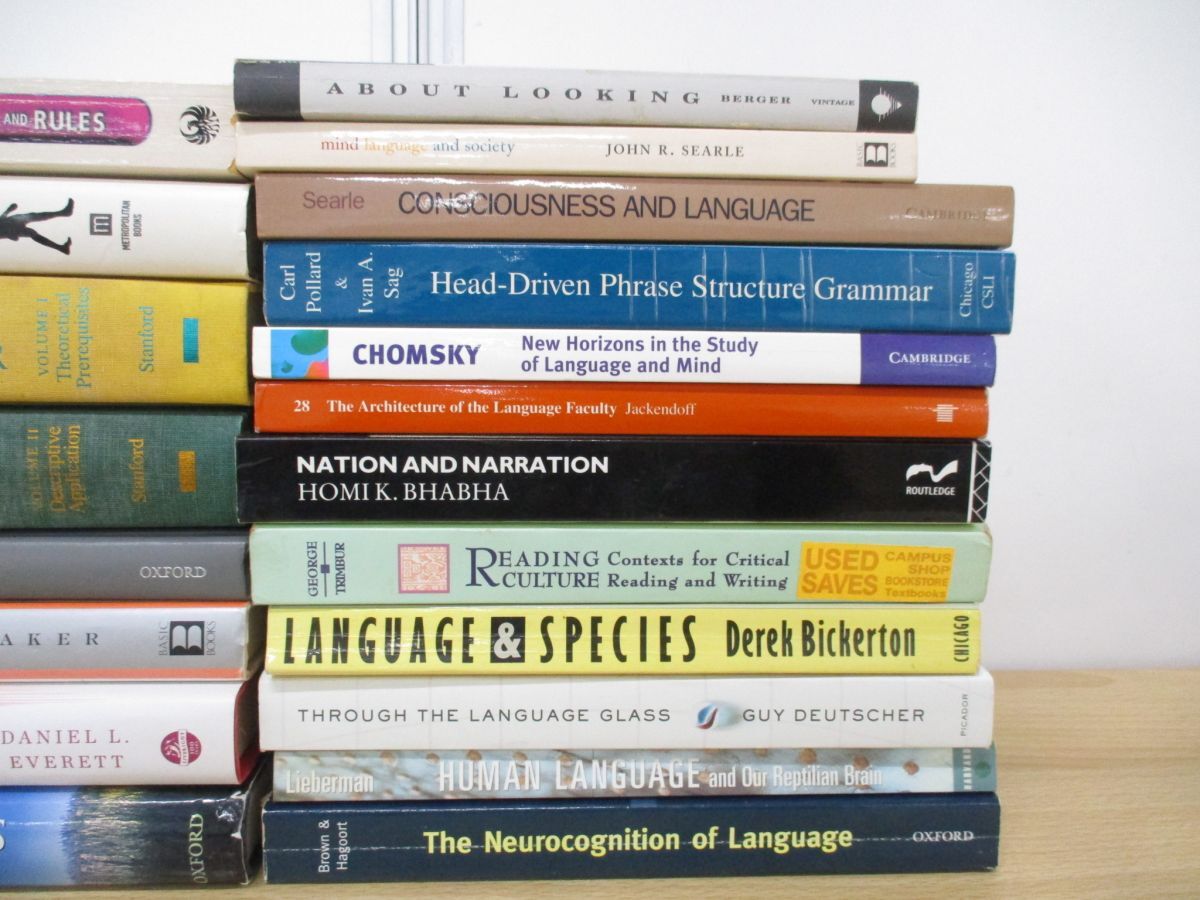 ■01)【同梱不可・英文書・英語の本】言語学など 専門書 まとめ売り20冊セット/洋書/評論/批評/心理学/哲学/思想/構文/文法/歴史/A_画像3