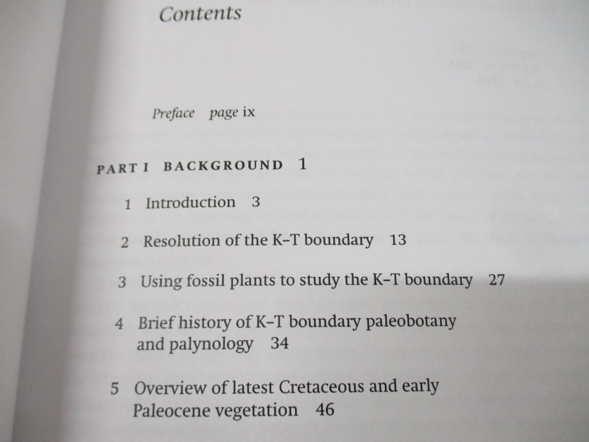 ●01)【同梱不可】Plants and the K-T Boundary/Douglas J Nichols/Kirk R Johnson/Cambridge University Press/植物とK-T境界/洋書/A_画像3