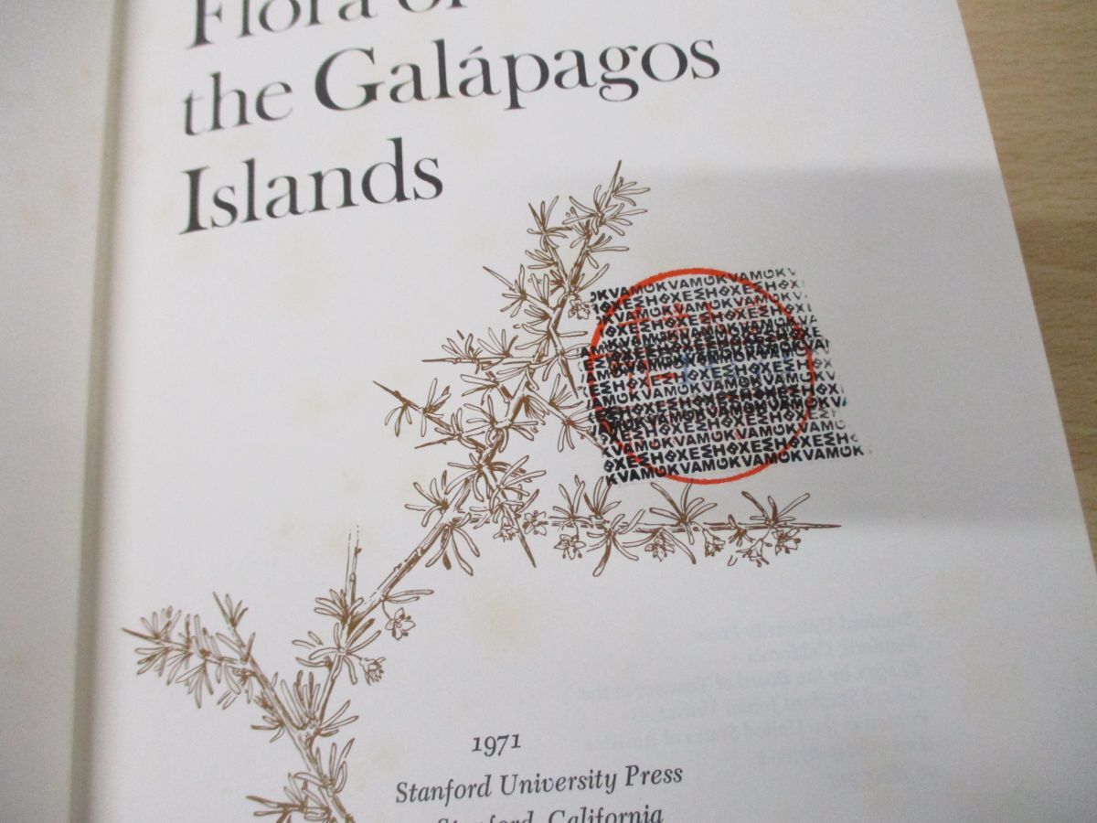 ▲01)【同梱不可】【除籍本】Flora of the Galapagos Islands/Ira L.Wiggins/Duncan M.Porter/1971年/洋書/ガラパゴス諸島の植物/A_画像5