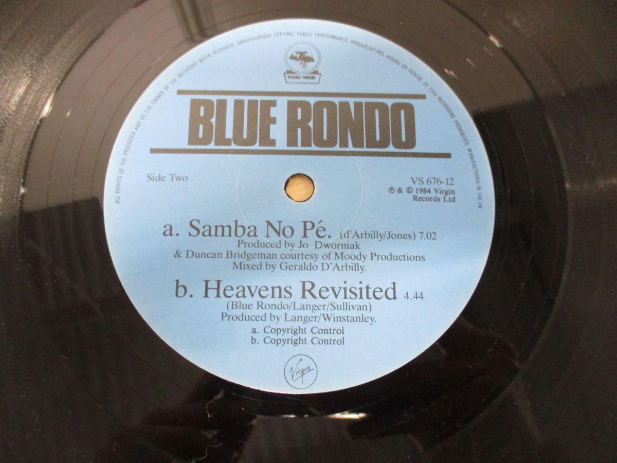 ▲01)【同梱不可】Blue Rondo/Masked Moods/ブルー・ロンド/VS 676-12/UK盤/12インチレコード/英盤/アナログ盤/ジャズ/A_画像3