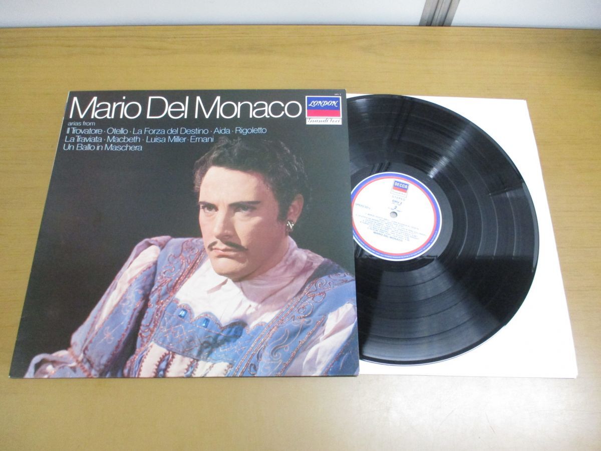 ▲01)【同梱不可】英 DECCA/マリオ・デル・モナコ/Mario del Monaco/Arias From Il Trovatore, Otello.../GRV 2/LPレコード/UK盤/デッカ/A_画像1