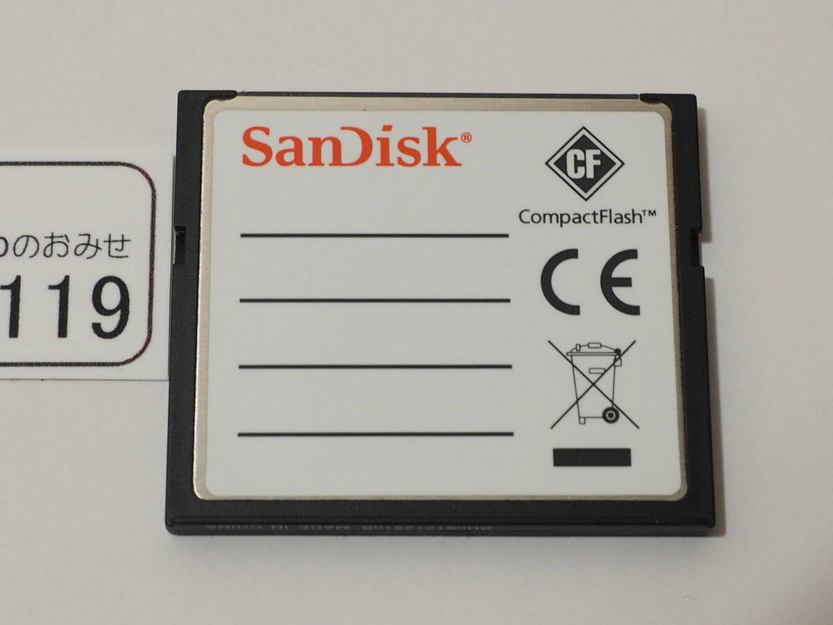 ◆カメラ2119◆ コンパクトフラッシュ（CFカード）4GB　30MB/s SanDisk サンディスク Used ～iiitomo～_画像3