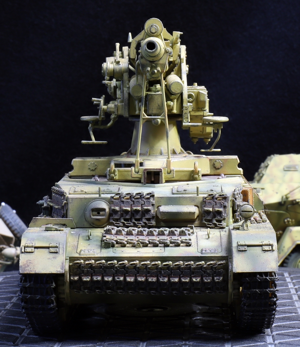 1/35 ドイツ軍 Ⅳ号戦車88ミリ高射砲搭載型現地改修車輛 制作完成品_画像1