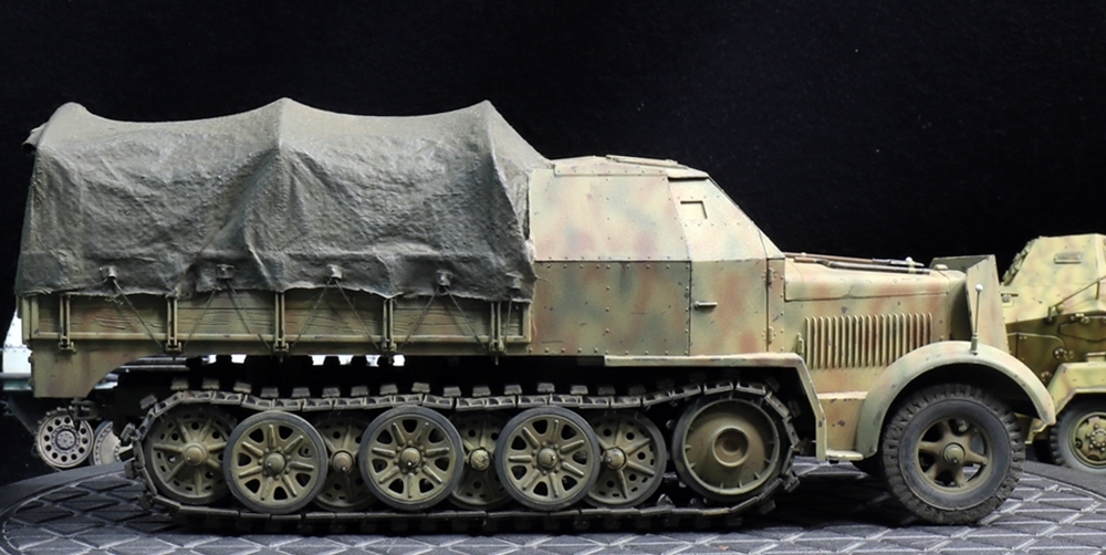 1/35 ドイツ軍 ８ｔハーフトラック幌仕様 制作完成品_画像8