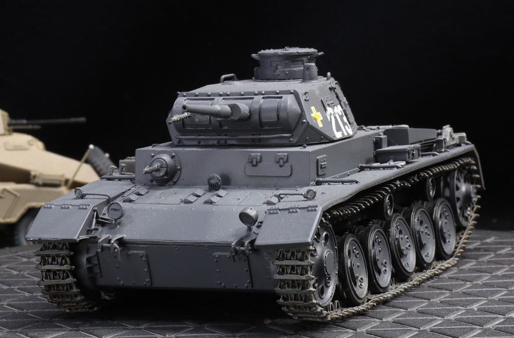 1/35 ドイツ軍 Ⅲ号戦車E型「213号車」レジンキャストキット制作完成品_画像1