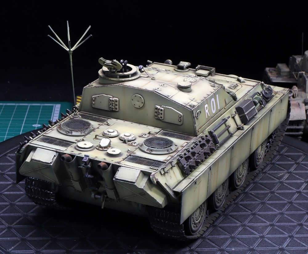 1/35 ドイツ軍 計画車輛 パンサー砲兵観測戦車「R01」 制作完成品_画像9