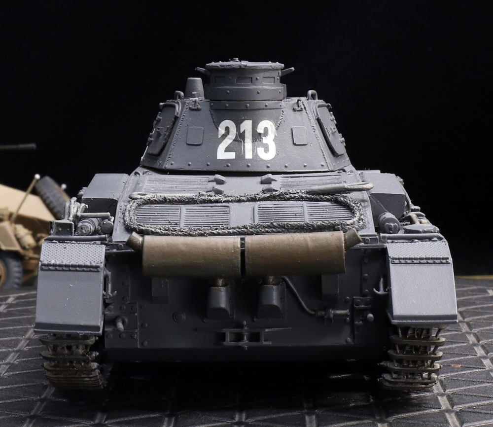 1/35 ドイツ軍 Ⅲ号戦車E型「213号車」レジンキャストキット制作完成品_画像5