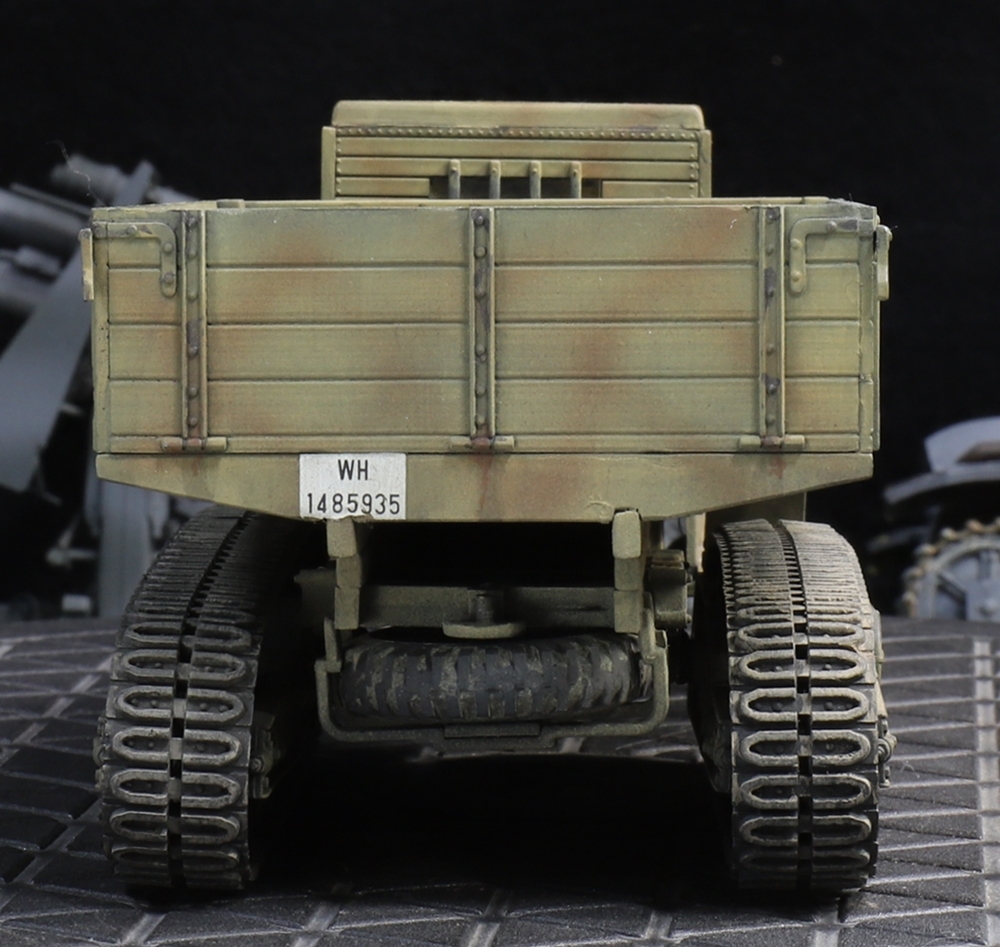 1/35 ドイツ軍鹵獲車輛 ロレーヌ半軌走車（ハーフトラック)制作完成品_画像5