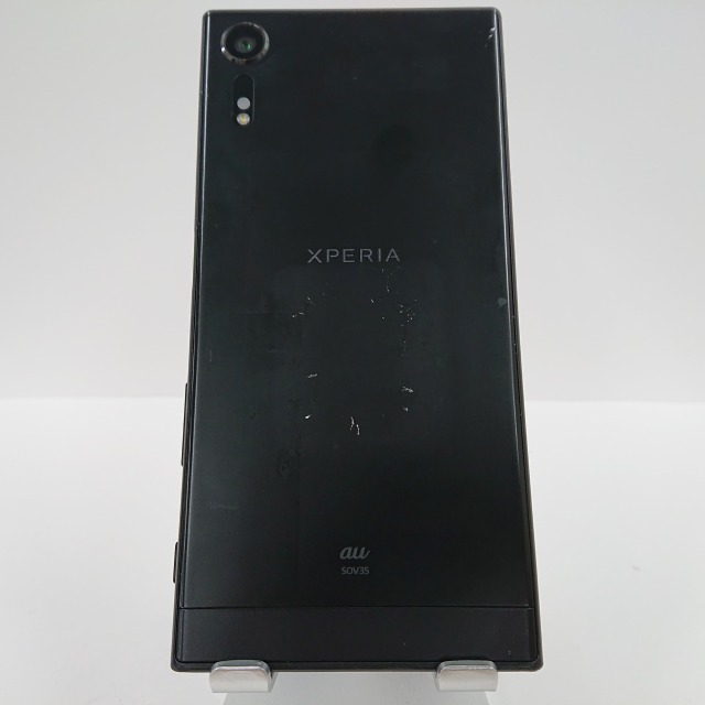 Xperia XZs SOV35 au ブラック 送料無料 即決 本体 c02510_画像6