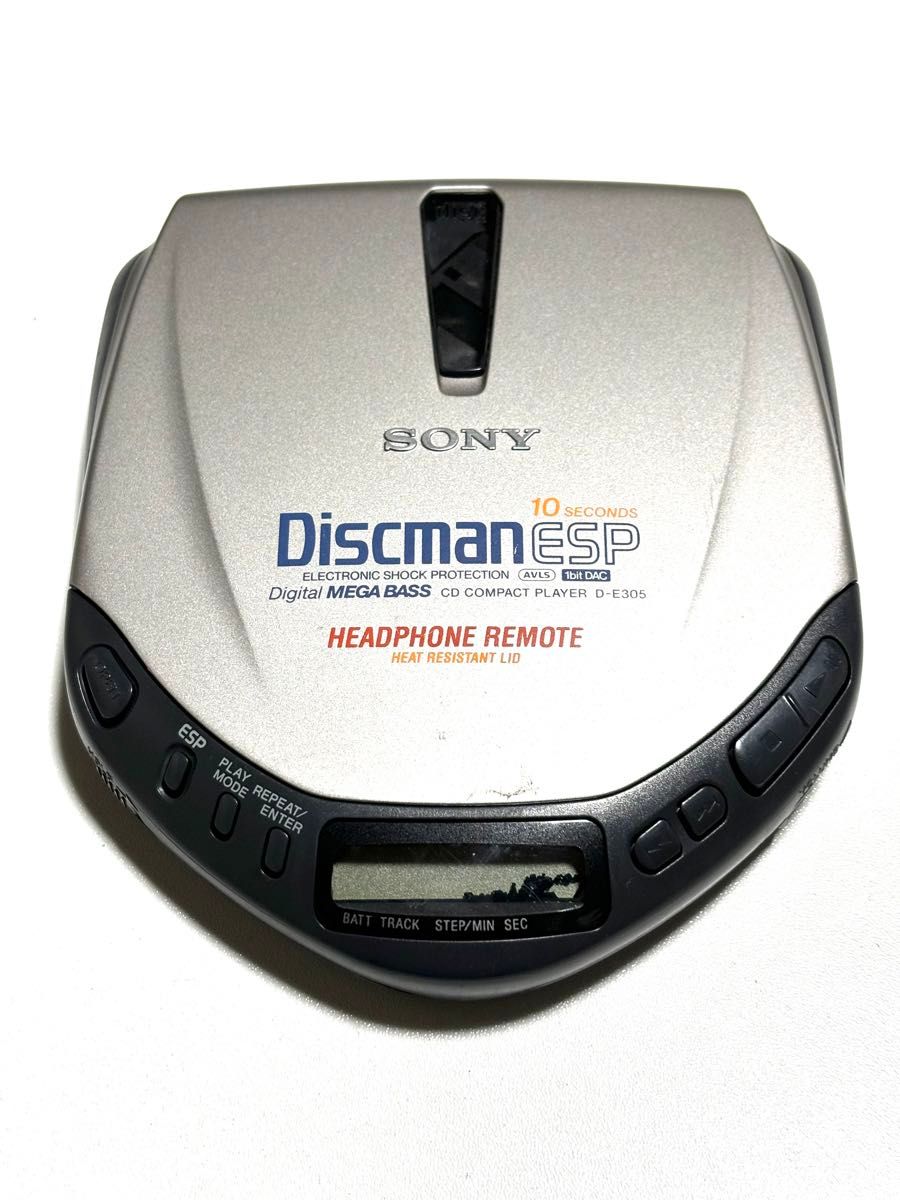 SONY CDプレーヤー Discman D-E305 動作品