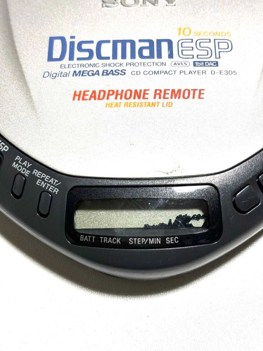 SONY CDプレーヤー Discman D-E305 動作品