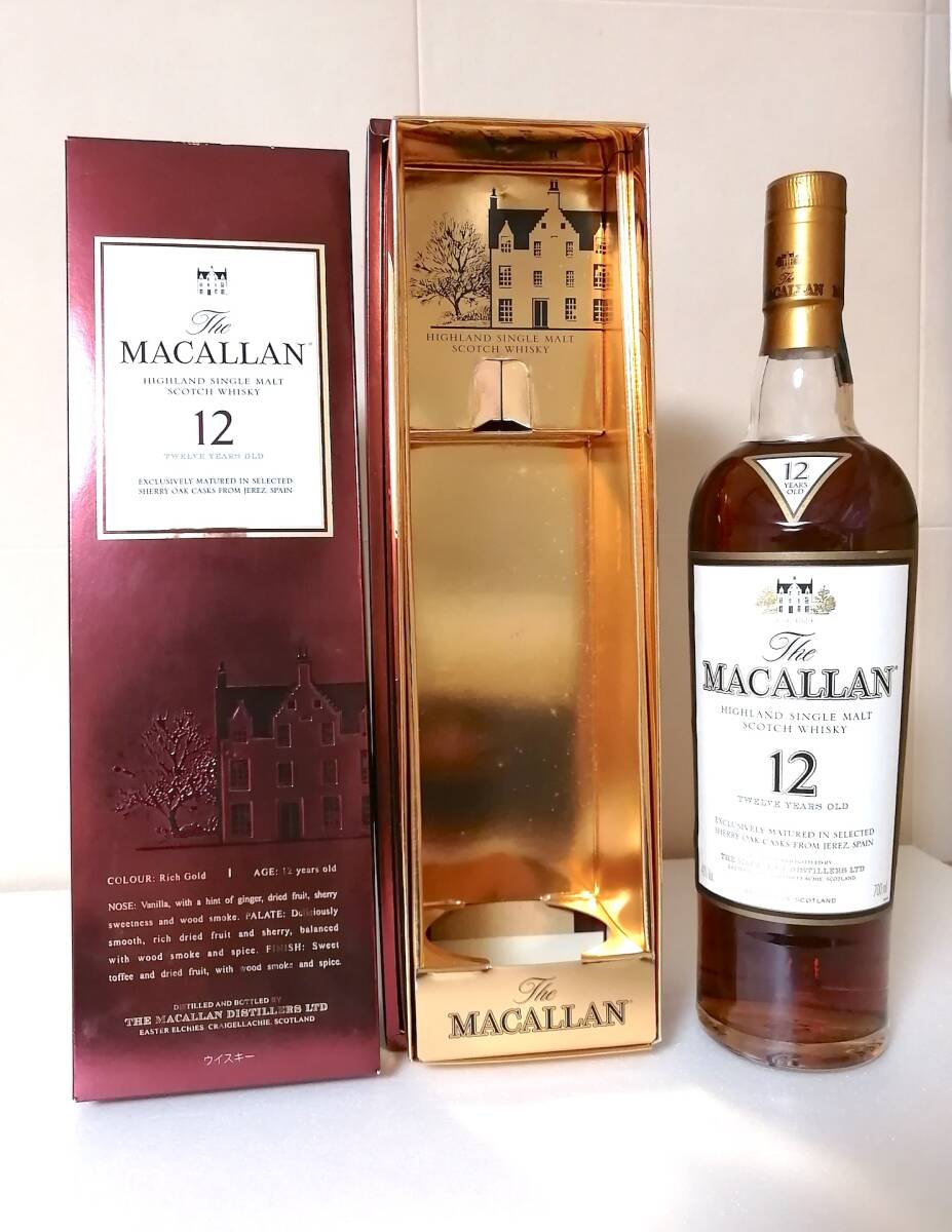 The MACALLAN ザ・マッカラン12年 ギフトパック 700ml 40度 未開封 箱付きの画像7