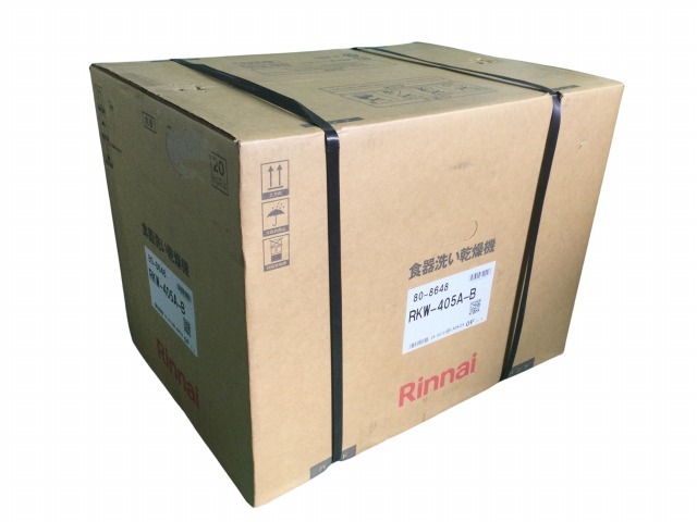 ☆未使用品☆Rinnai リンナイ ビルトイン食洗器 RKW-405A-B ブラック スライドオープンタイプ ワンタッチドア 86594_画像5